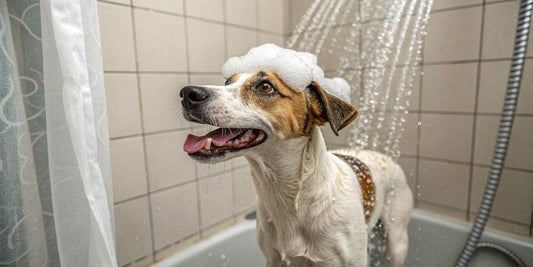 Qual xampu é bom para dermatite em cães?