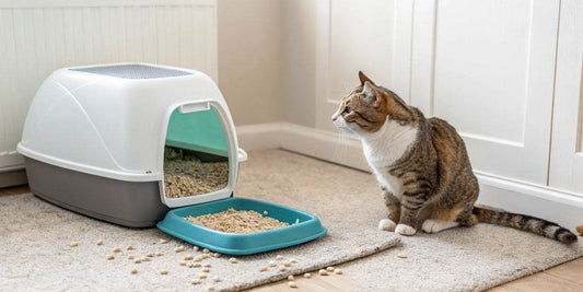 Do que é feita a areia para gatos?