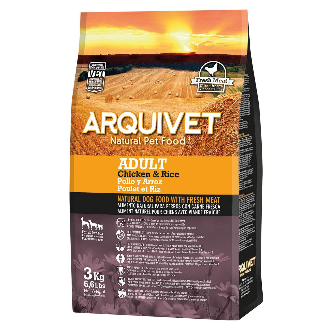 Super Premium Chicken and Rice Feed (fresh meat) - Arquivet