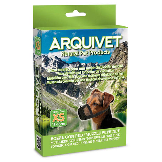 Museruola in nylon con rete - Arquivet