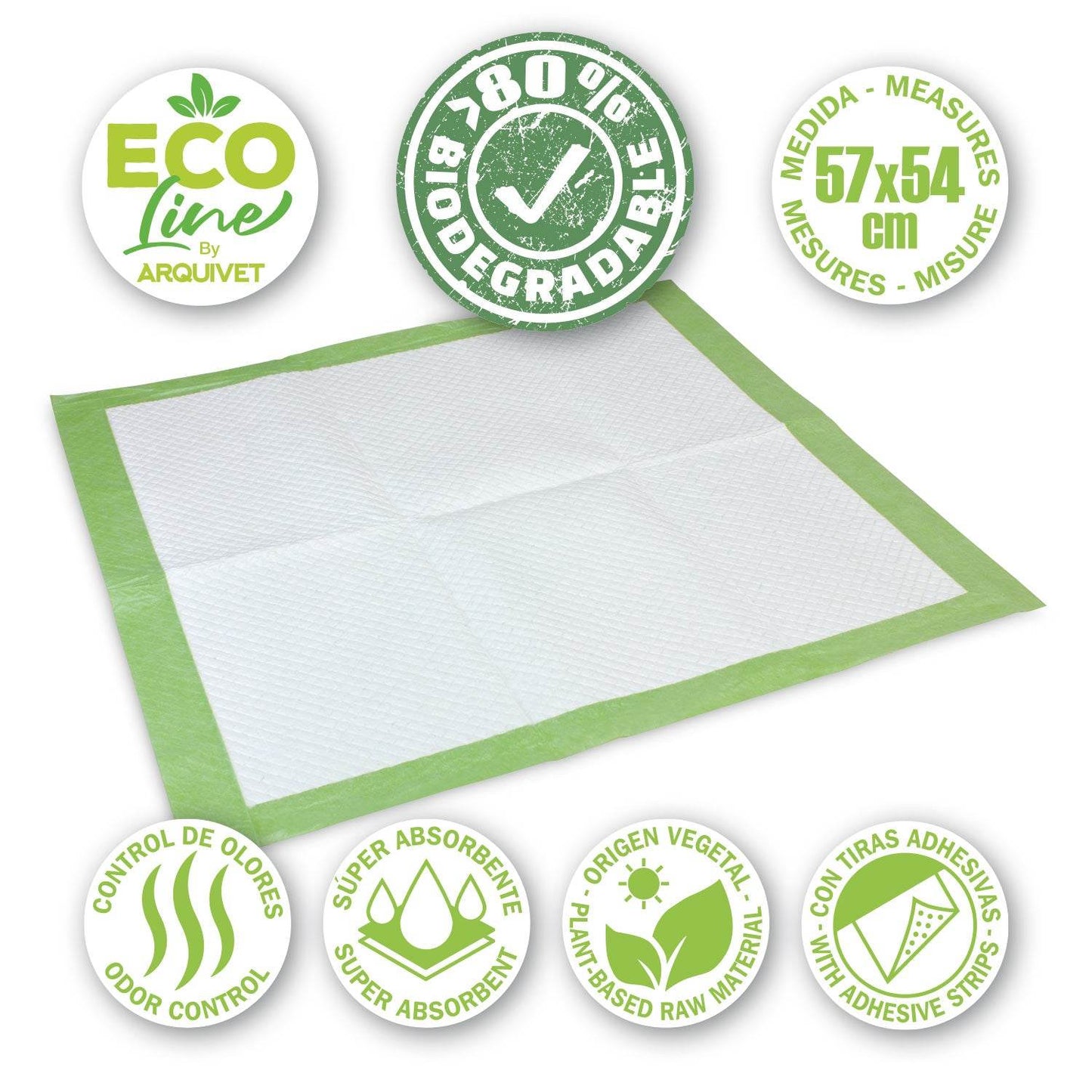 Pads biodegradables - Arquivet