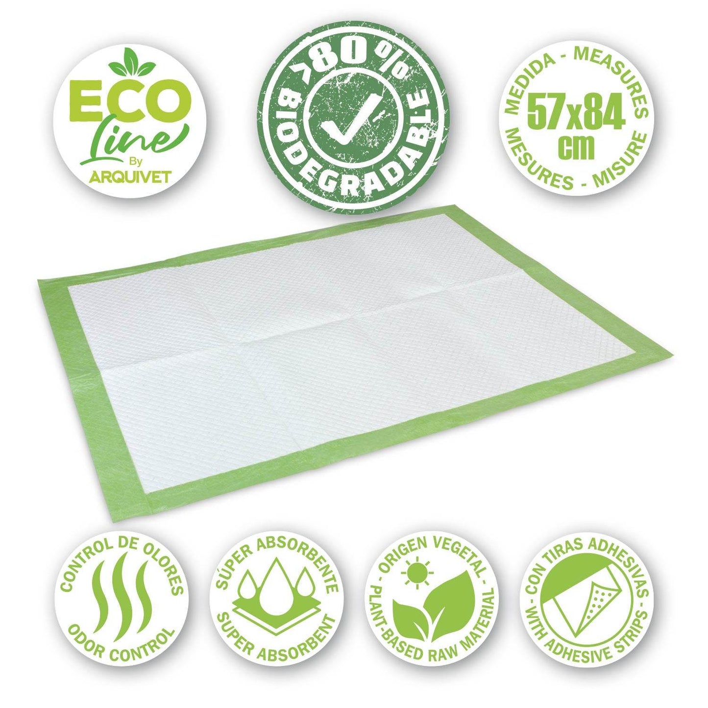 Pads biodegradables - Arquivet