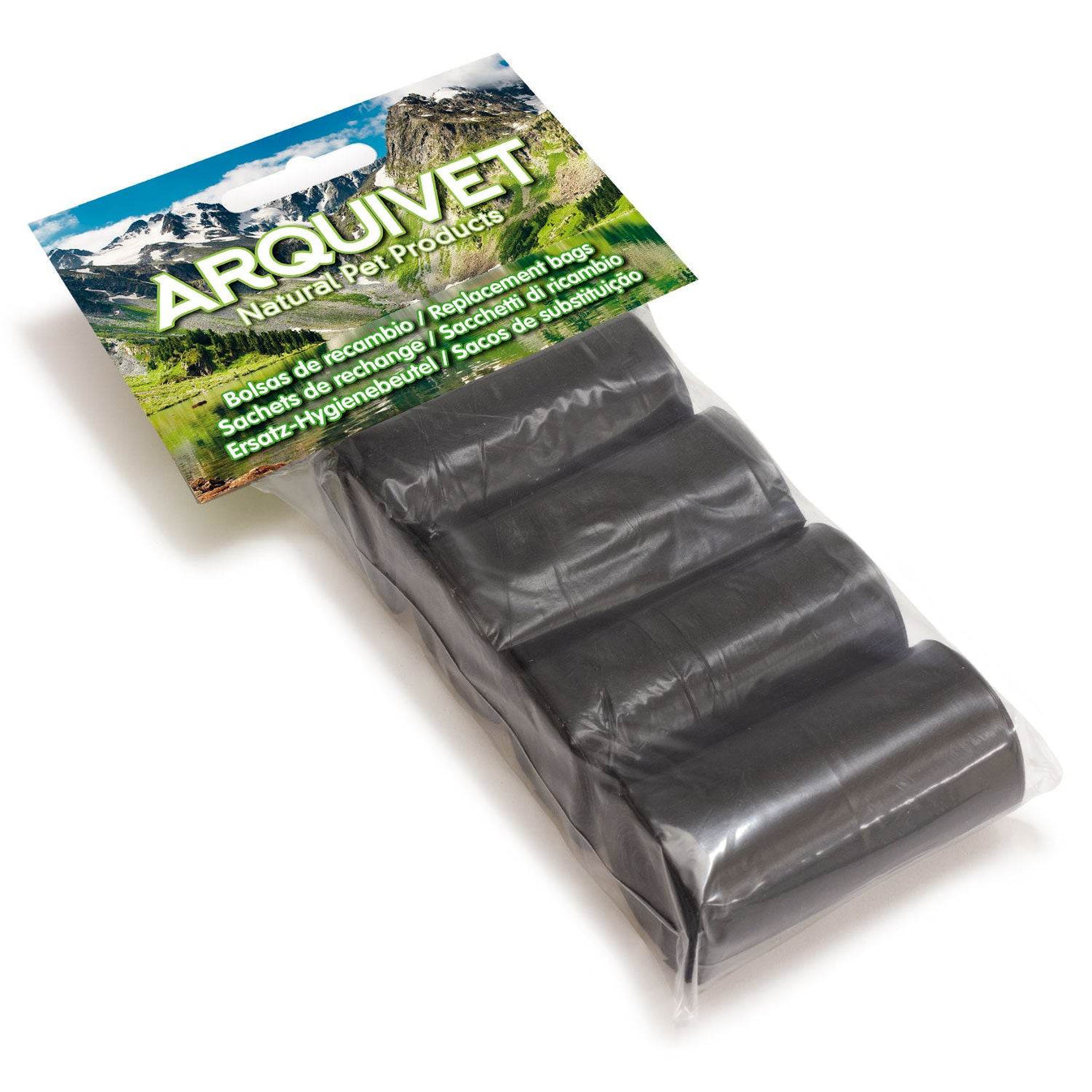 Black bags for collecting dog waste - Arquivet