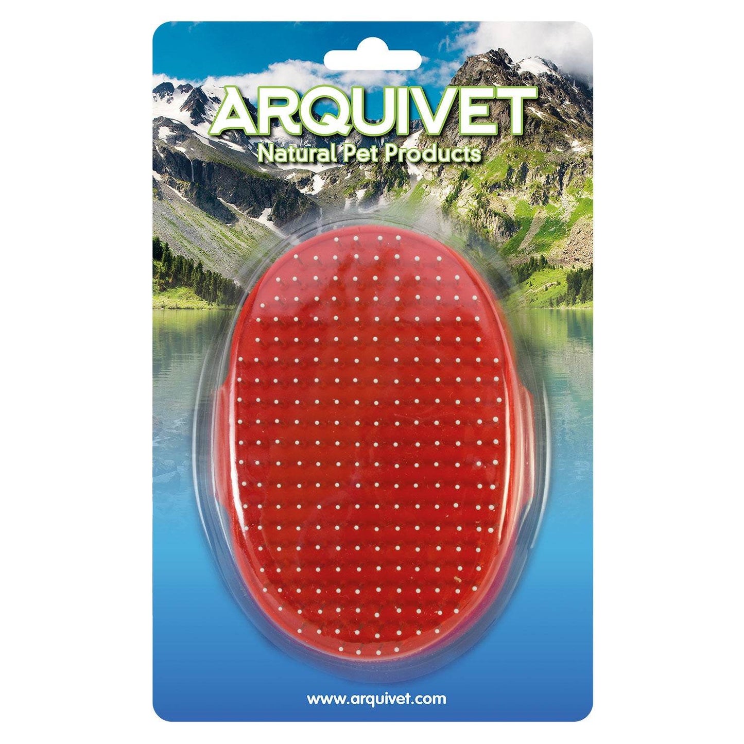 Rubber brush with protected bristles - Arquivet