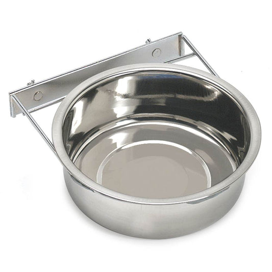 Stainless steel feeder with metal fixing - Arquivet