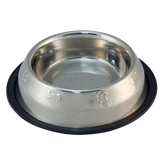 Decorated stainless steel feeder - Arquivet