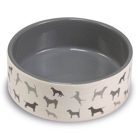 Decorated ceramic feeder - Arquivet