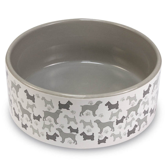Decorated ceramic feeder - Arquivet