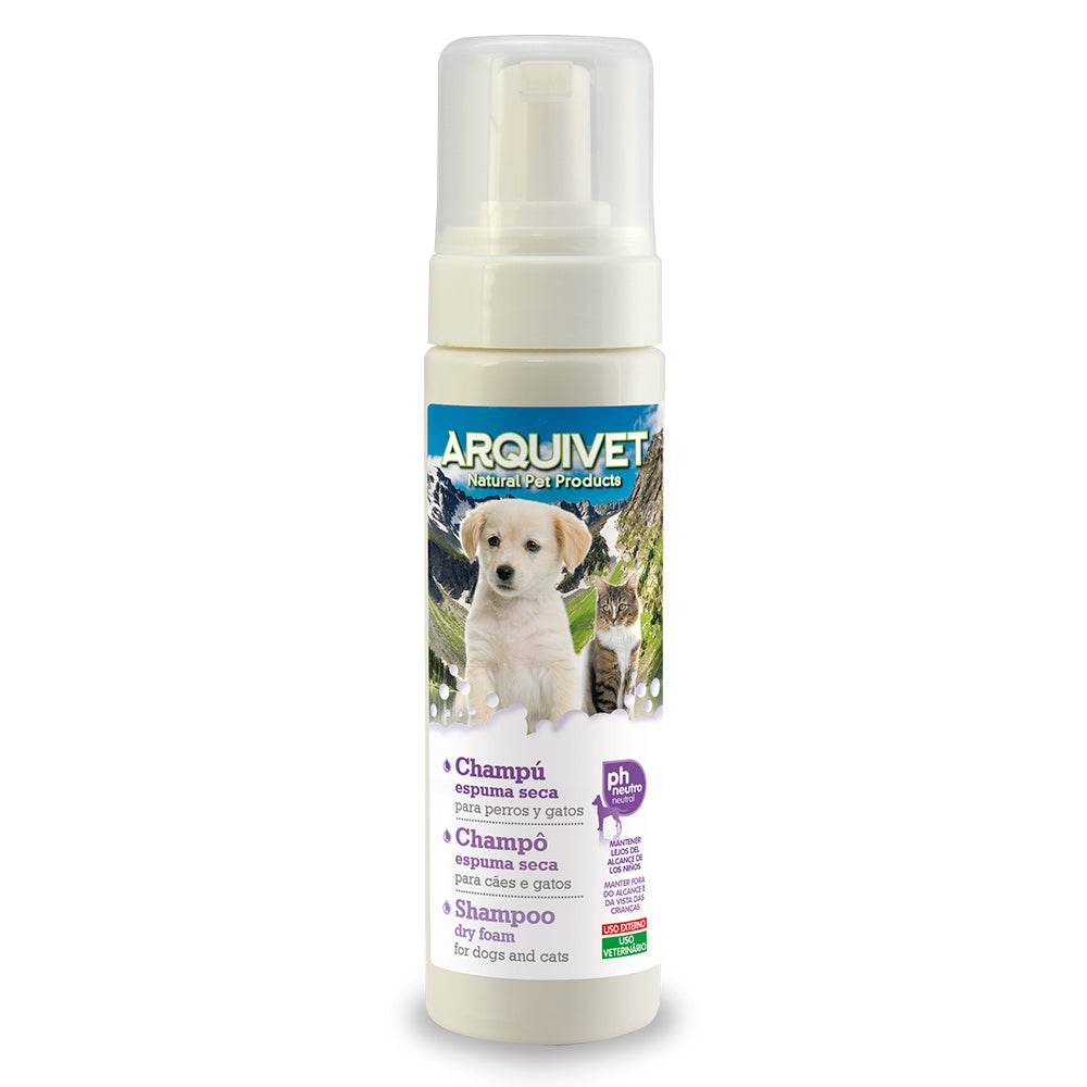 Champú de espuma seca 200 ml. - Arquivet
