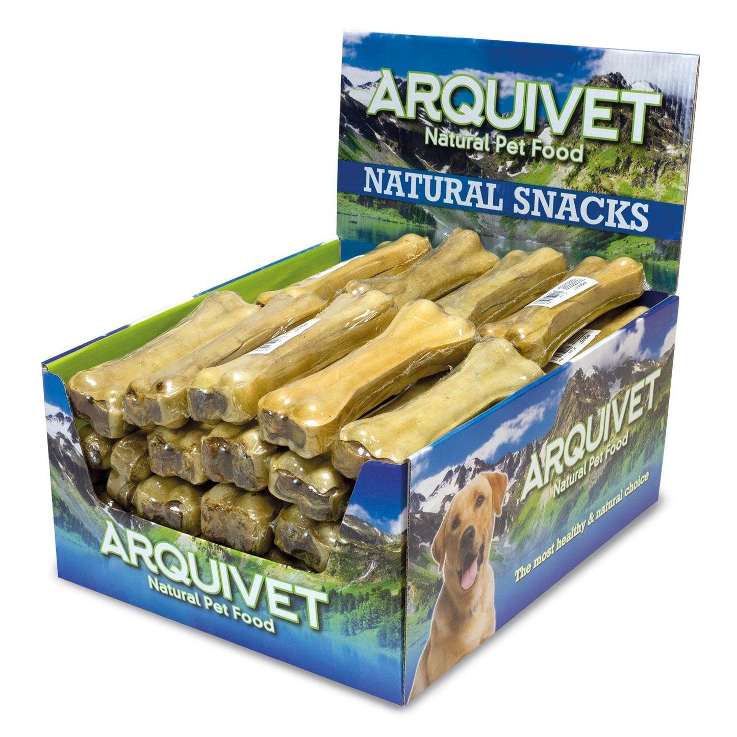 Buffalo skin pressed bone stuffed with buffalo nerve (shrink-wrapped) - Arquivet