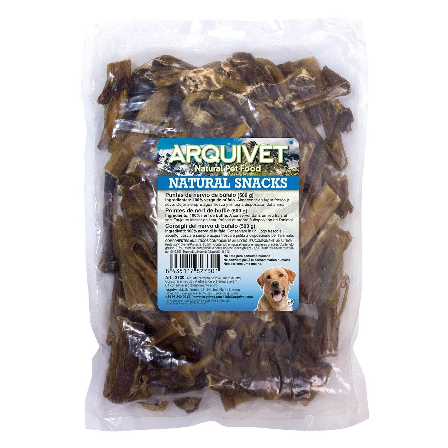 Puntas de nervio de búfalo (Bolsa 500 gr) - Arquivet