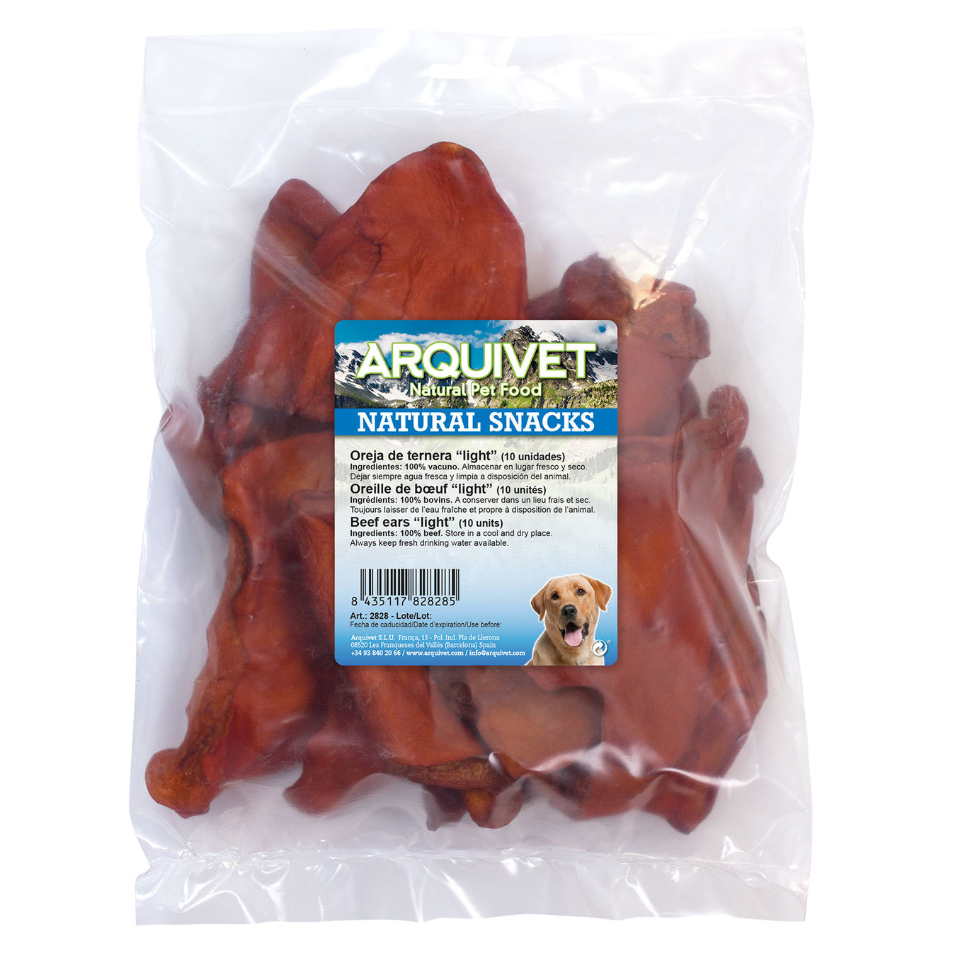 Oreja de ternera "light" (Bolsa 10 uds.)