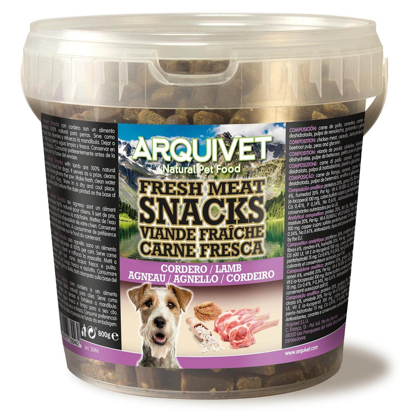 Snack di agnello semi-umidi - Arquivet