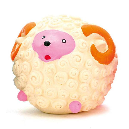 Latex Animal 7cm (monkey, pig or sheep) - Arquivet