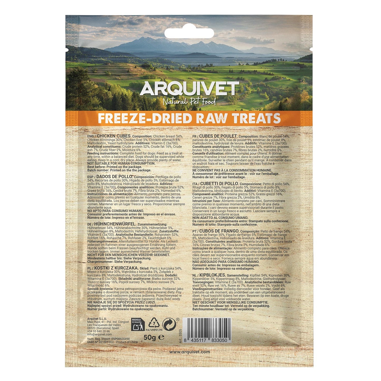 Freeze-Dried Raw Treats - Chicken Cubes