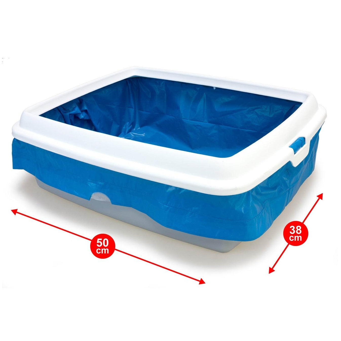 Roll of 8 bags for cat litter boxes - 50 x 38 cm - Arquivet