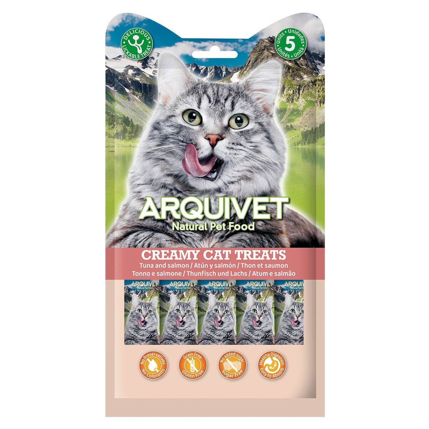 Snack cremoso de atún y salmón - Arquivet