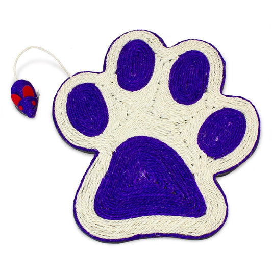 Grattoir empreinte de souris violet 40 x 36 cm - Arquivet