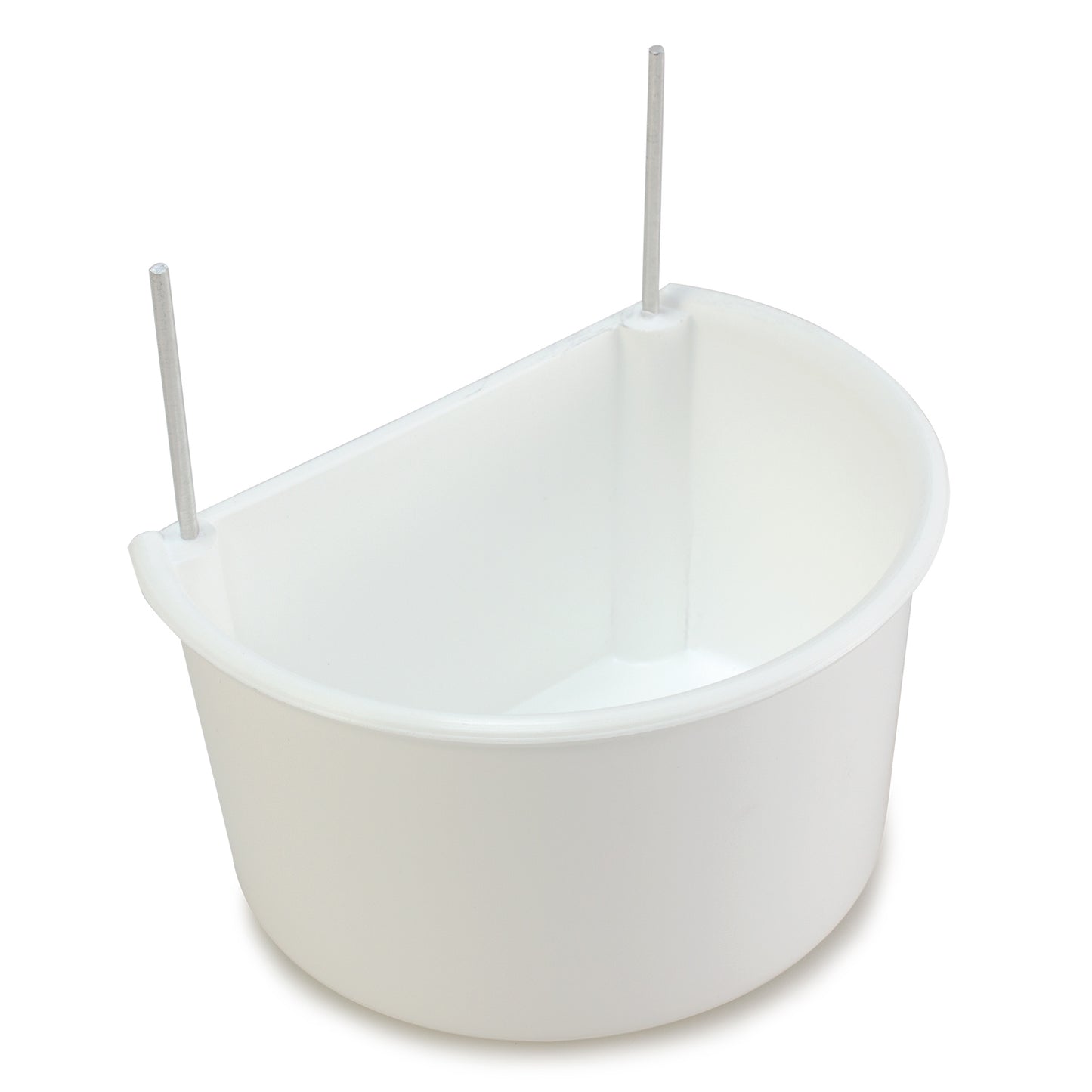 Parrot feeder with 2 hooks