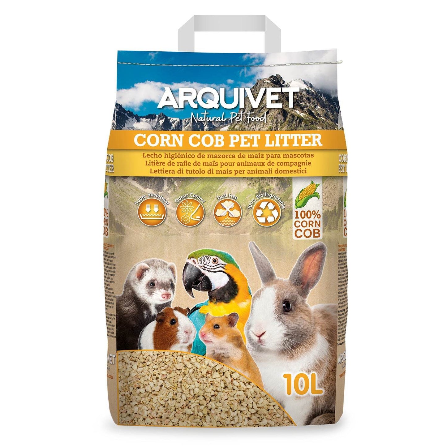 Lecho vegetal de maíz - Arquivet