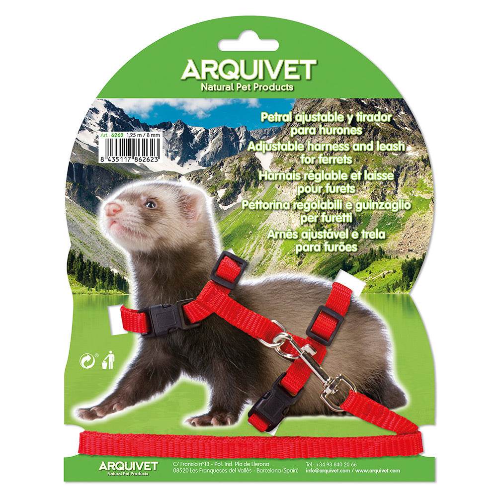 Petral para hurones 1,25m/8mm - Arquivet