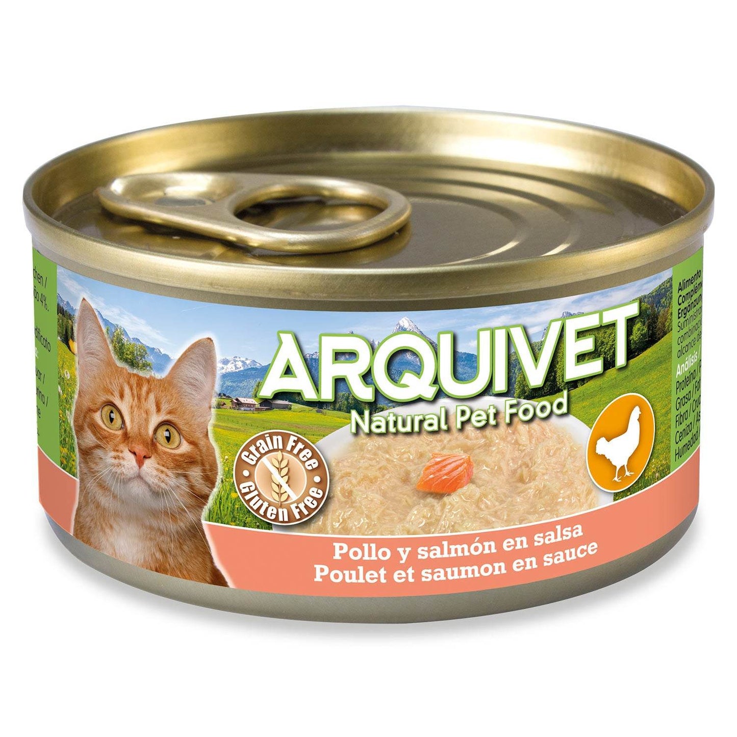 Pollo en salsa con Salmón - Arquivet