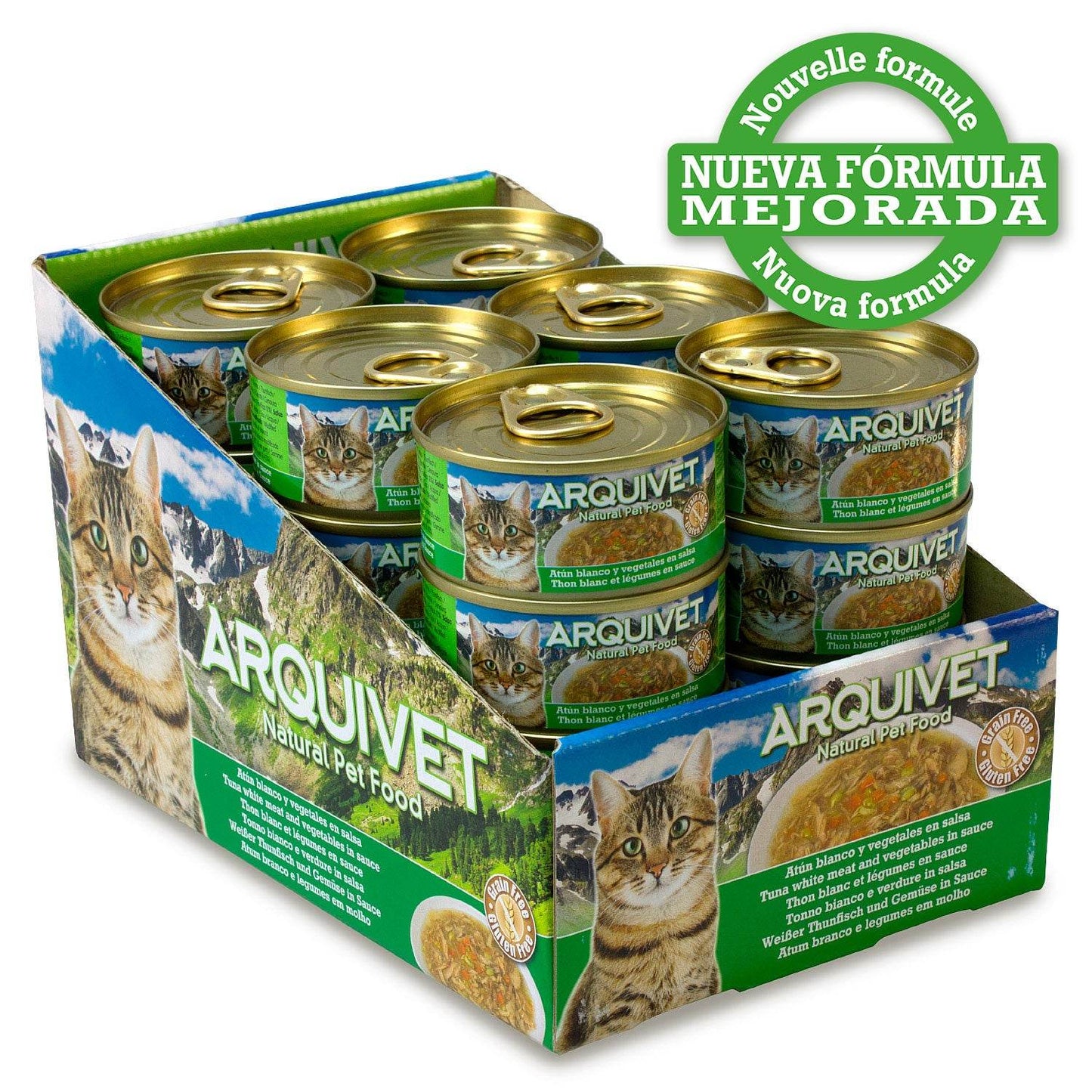 Atún Blanco en salsa con Verduras - Arquivet