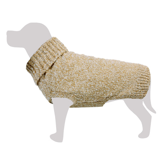 Pull marbré pour chien