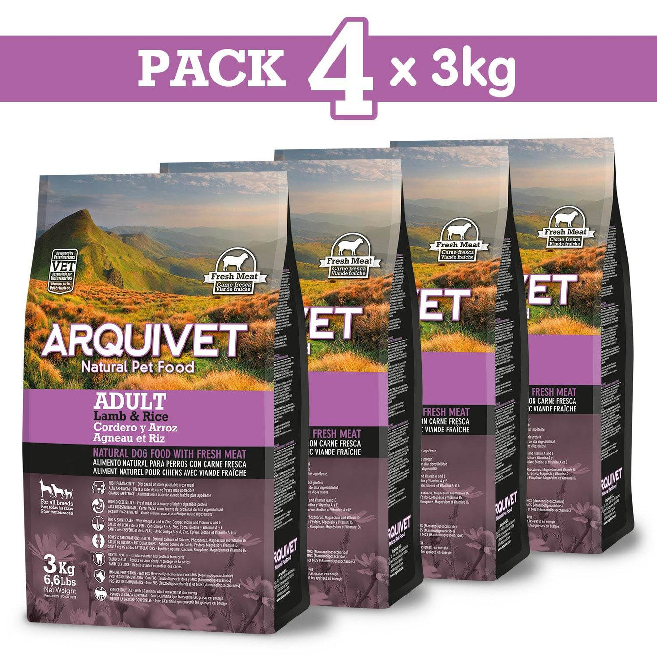 Super Premium Lamb and Rice Feed (fresh meat) - Arquivet