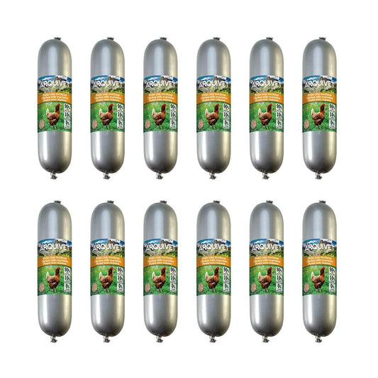 Ração Natural Úmida - Frango e Vegetais 500 g - Arquivet