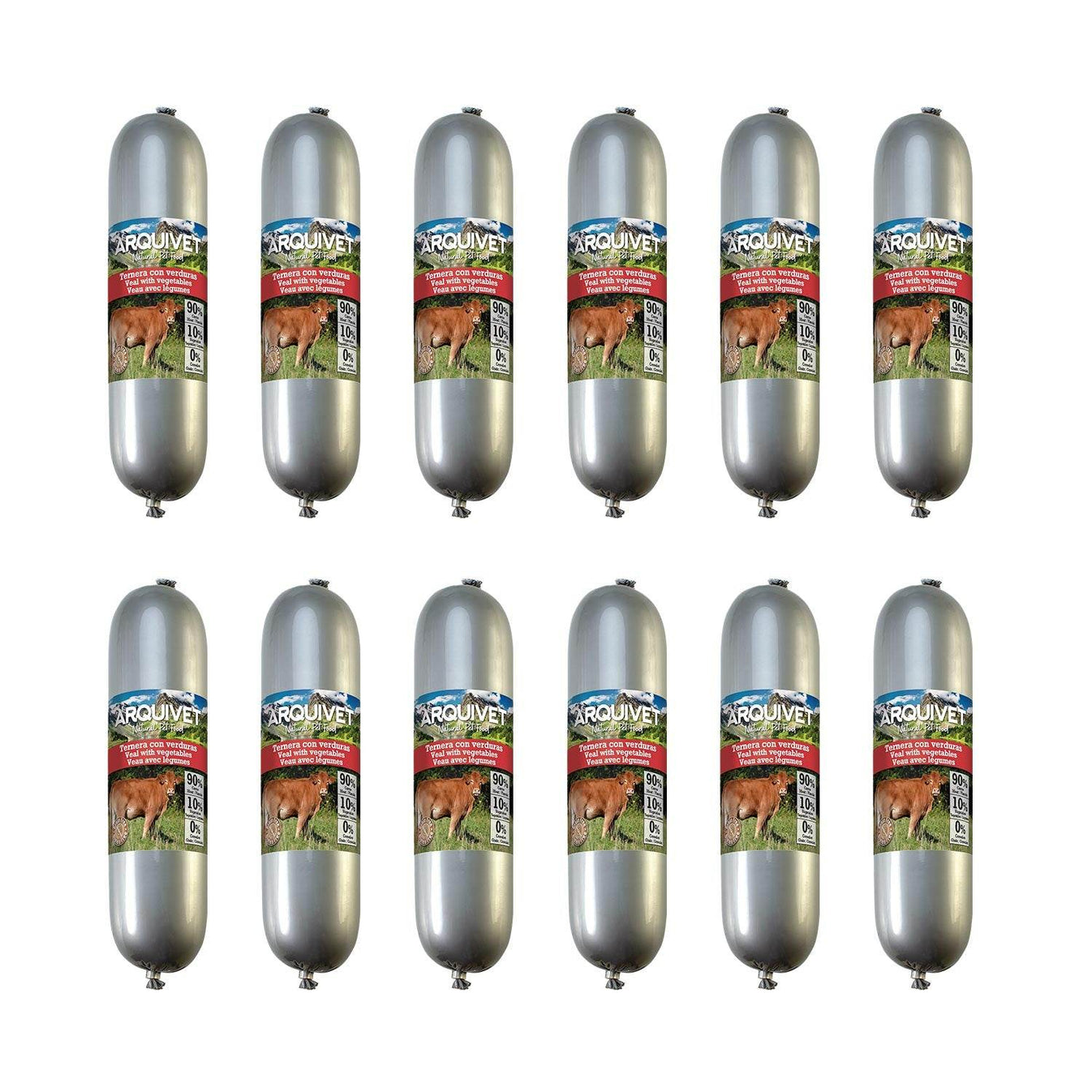 Natural Wet Food - Beef and Vegetables 500 g - Arquivet