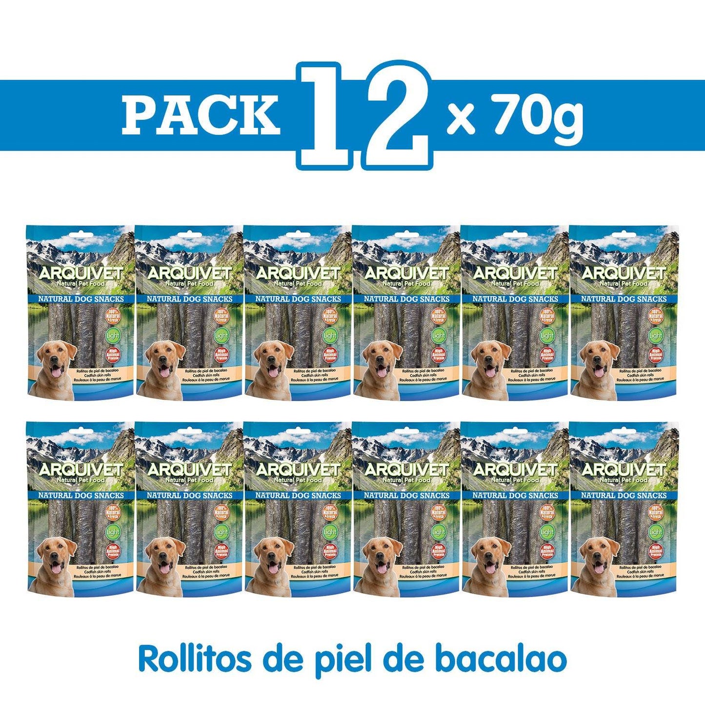 Rollitos de piel de bacalao - Arquivet