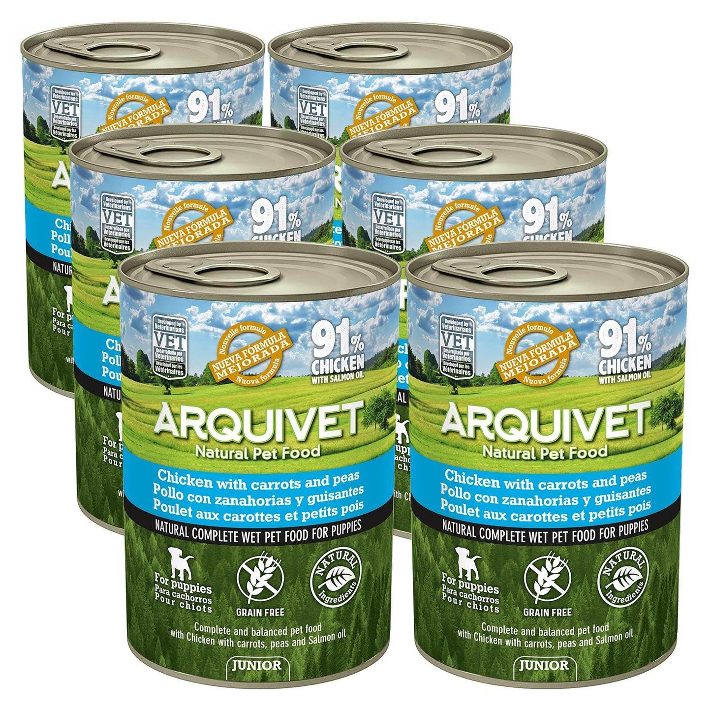 Paté 400g JUNIOR Pollo - Arquivet