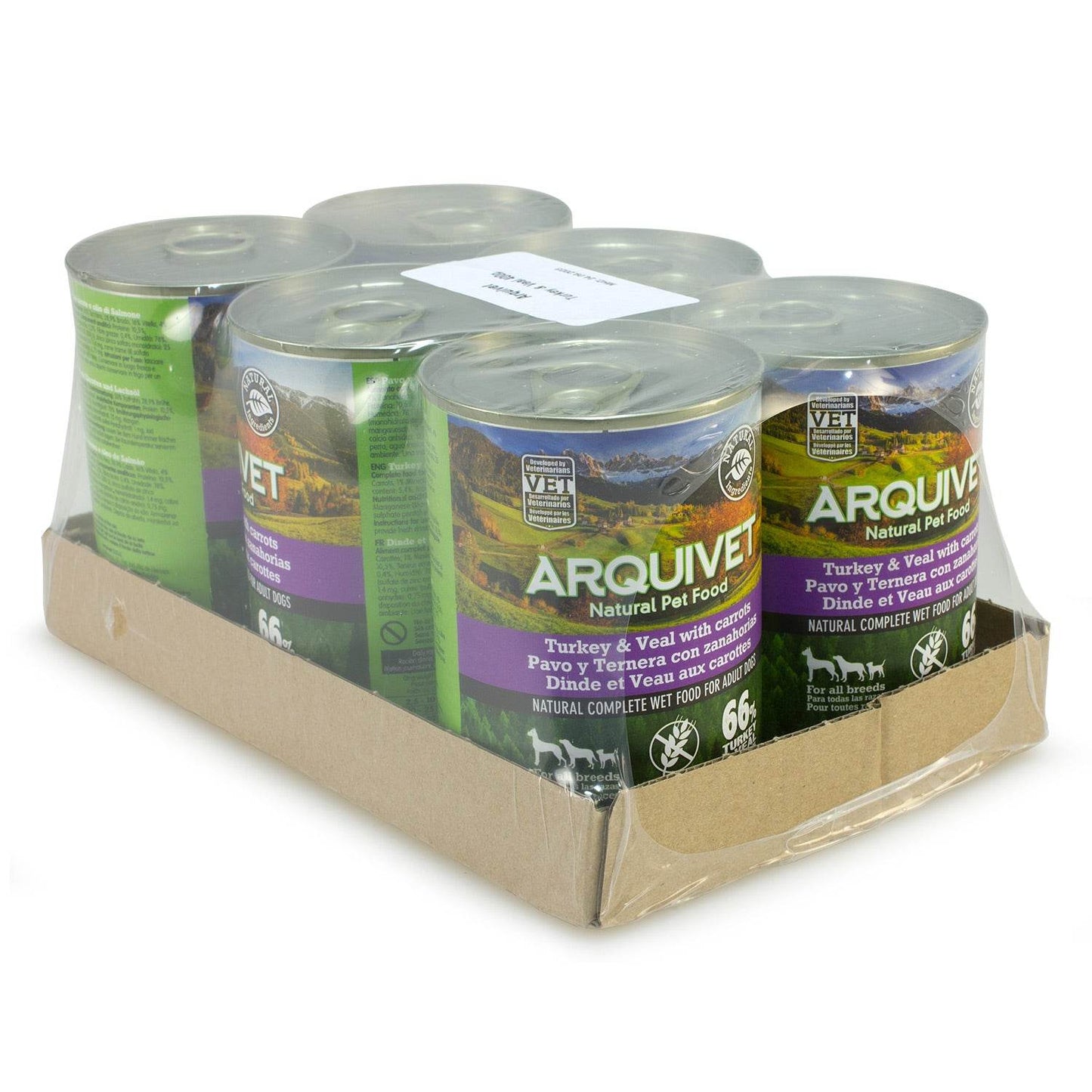 Paté 400g ADULT Pavo y Ternera - Arquivet