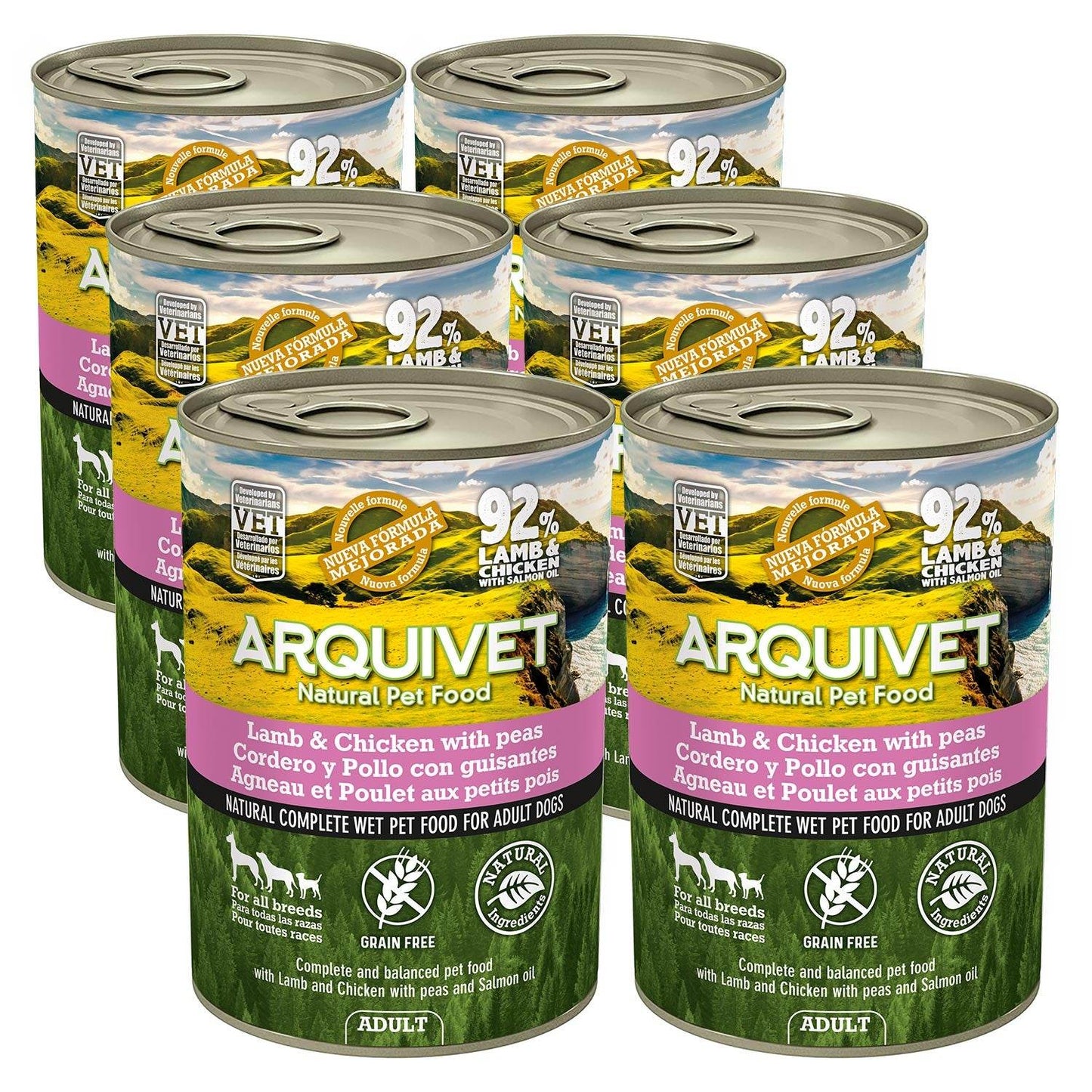 Paté 400g ADULT Cordero y Pollo - Arquivet