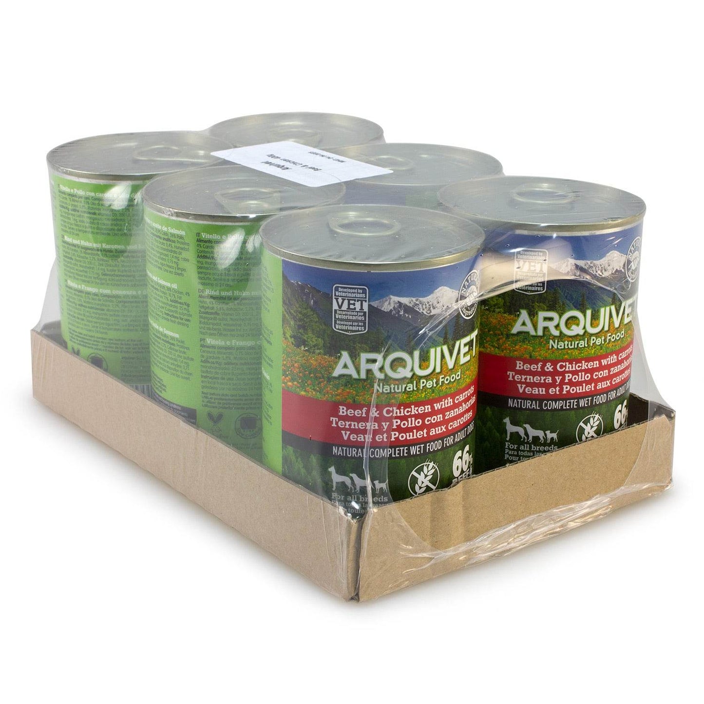 Paté 400g ADULT Ternera y Pollo - Arquivet