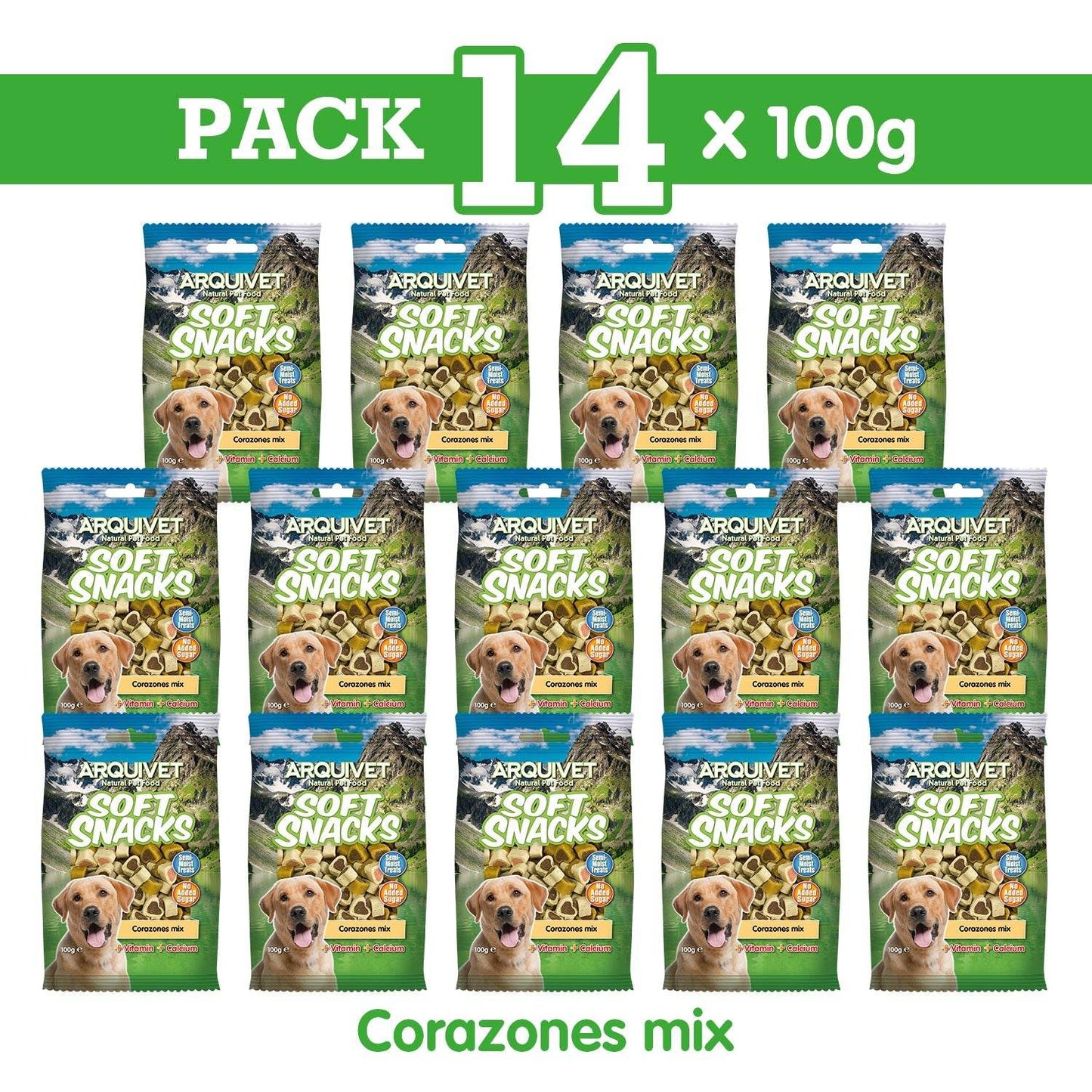 Soft Snacks - Corazones Mix - Arquivet