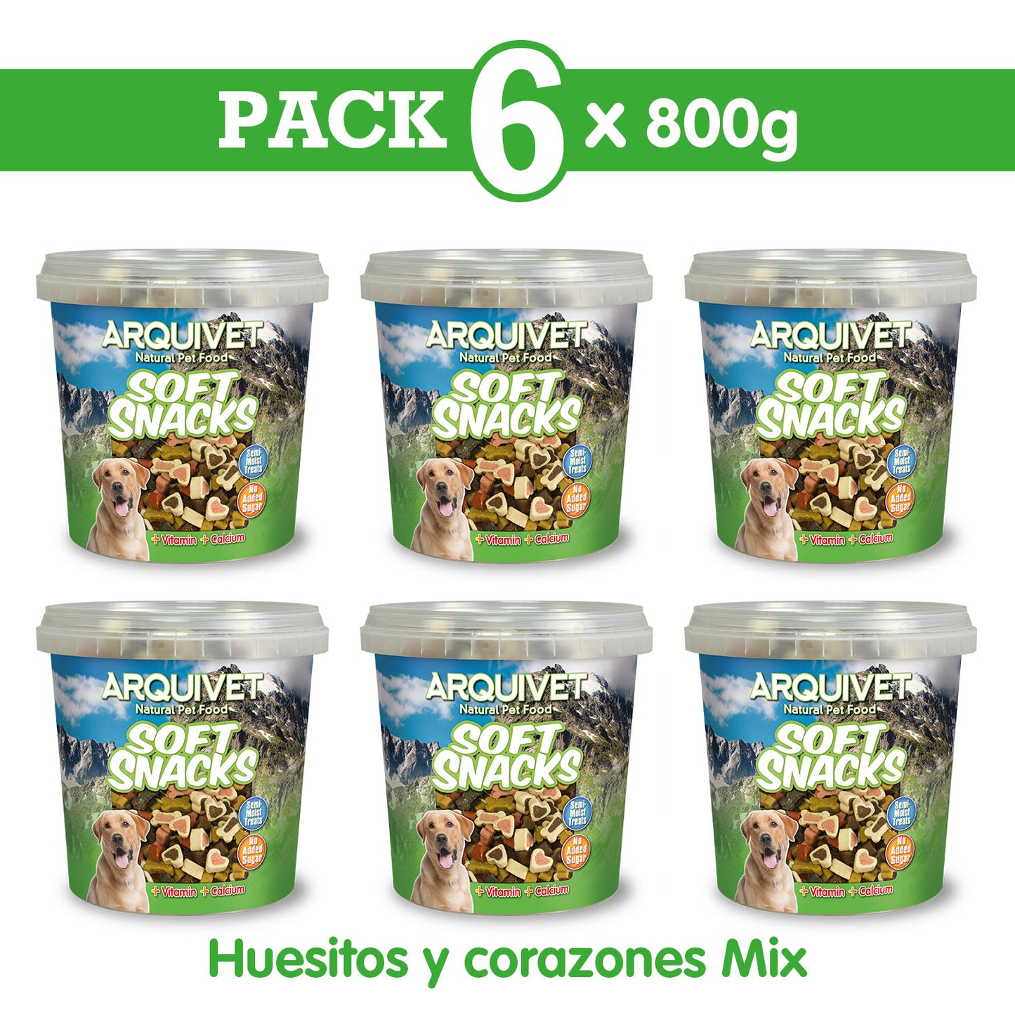 Bones and Hearts Mix - Soft Snacks