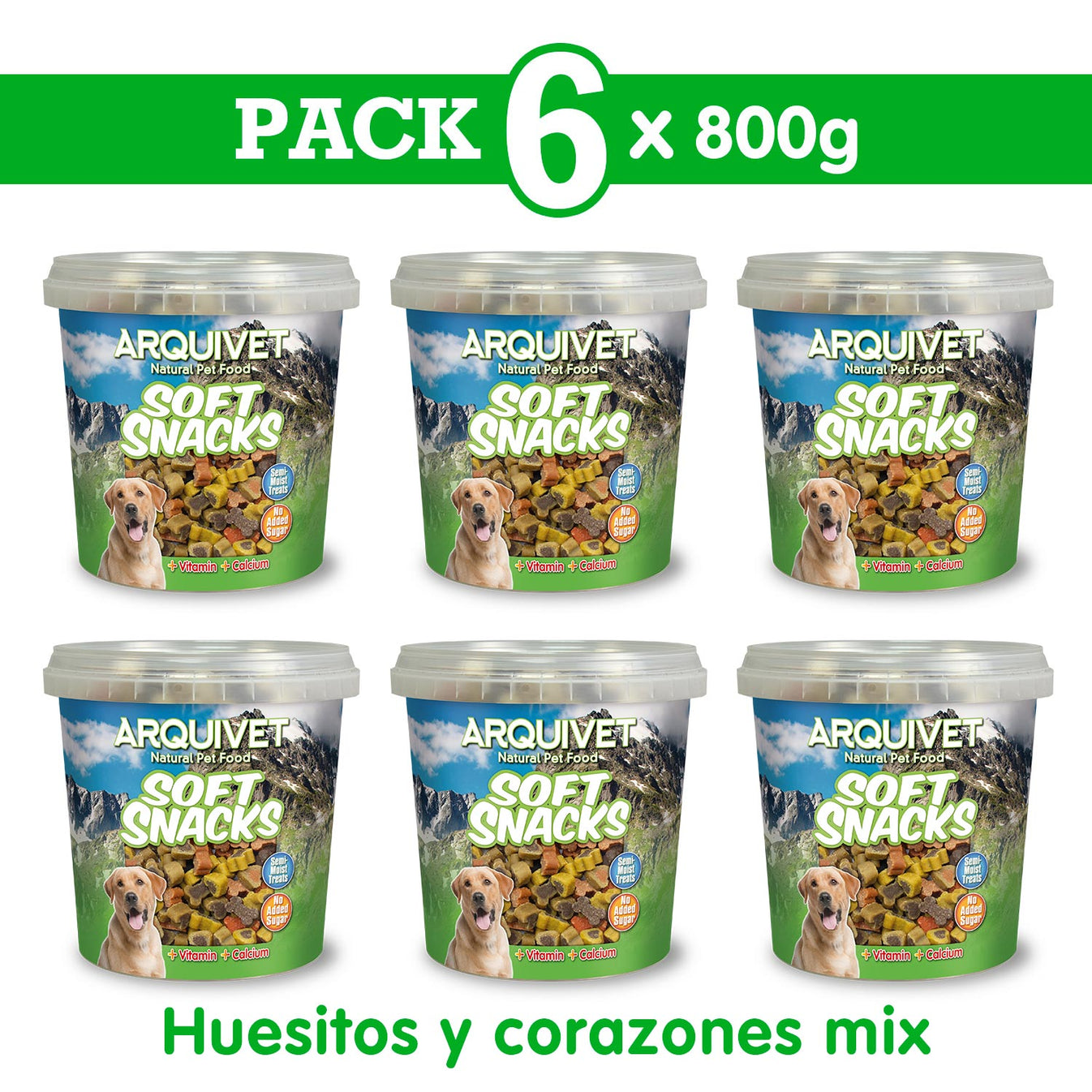 Bones and Hearts Mix - Soft Snacks