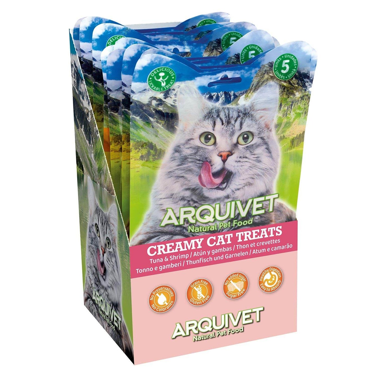 Snack cremoso de atún y gambas - Arquivet