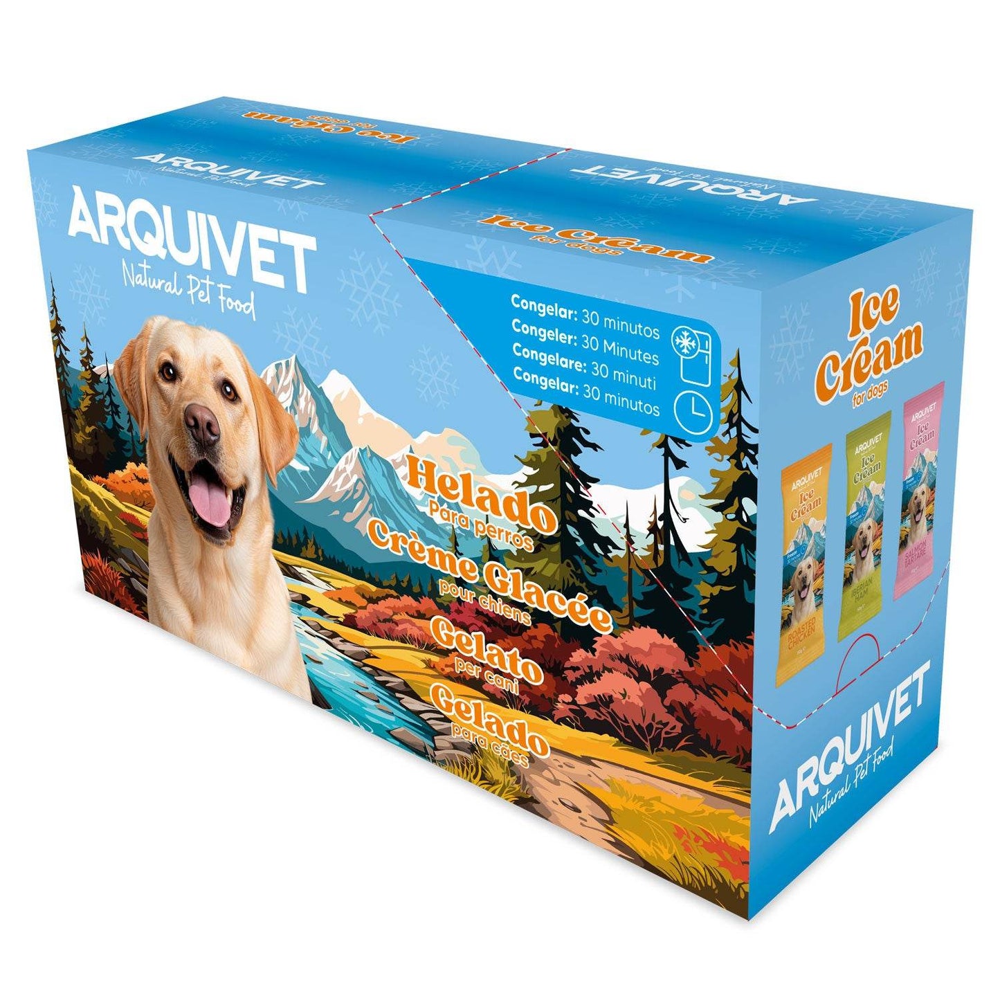 Pack de 24 Helados para perros - multisabor - Arquivet