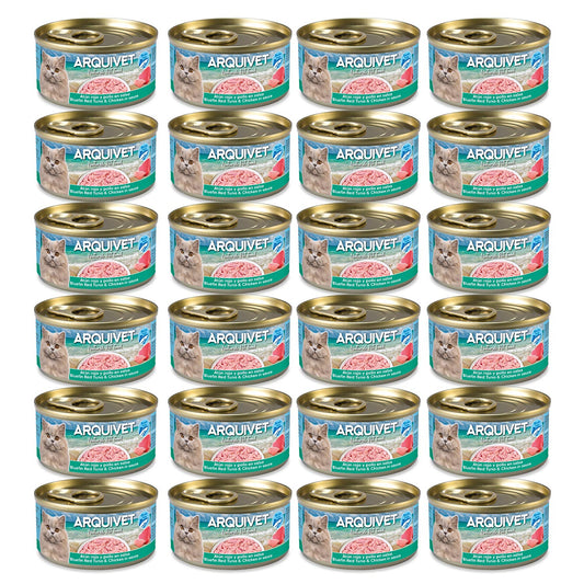 Thon rouge et poulet en sauce - Mini filets