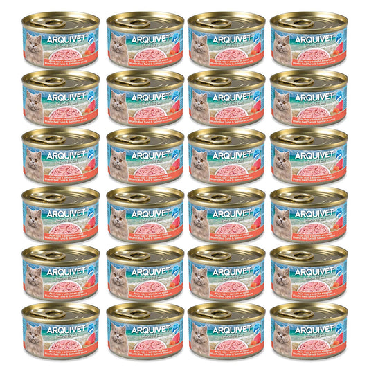 Thon rouge et saumon en sauce - Mini filets