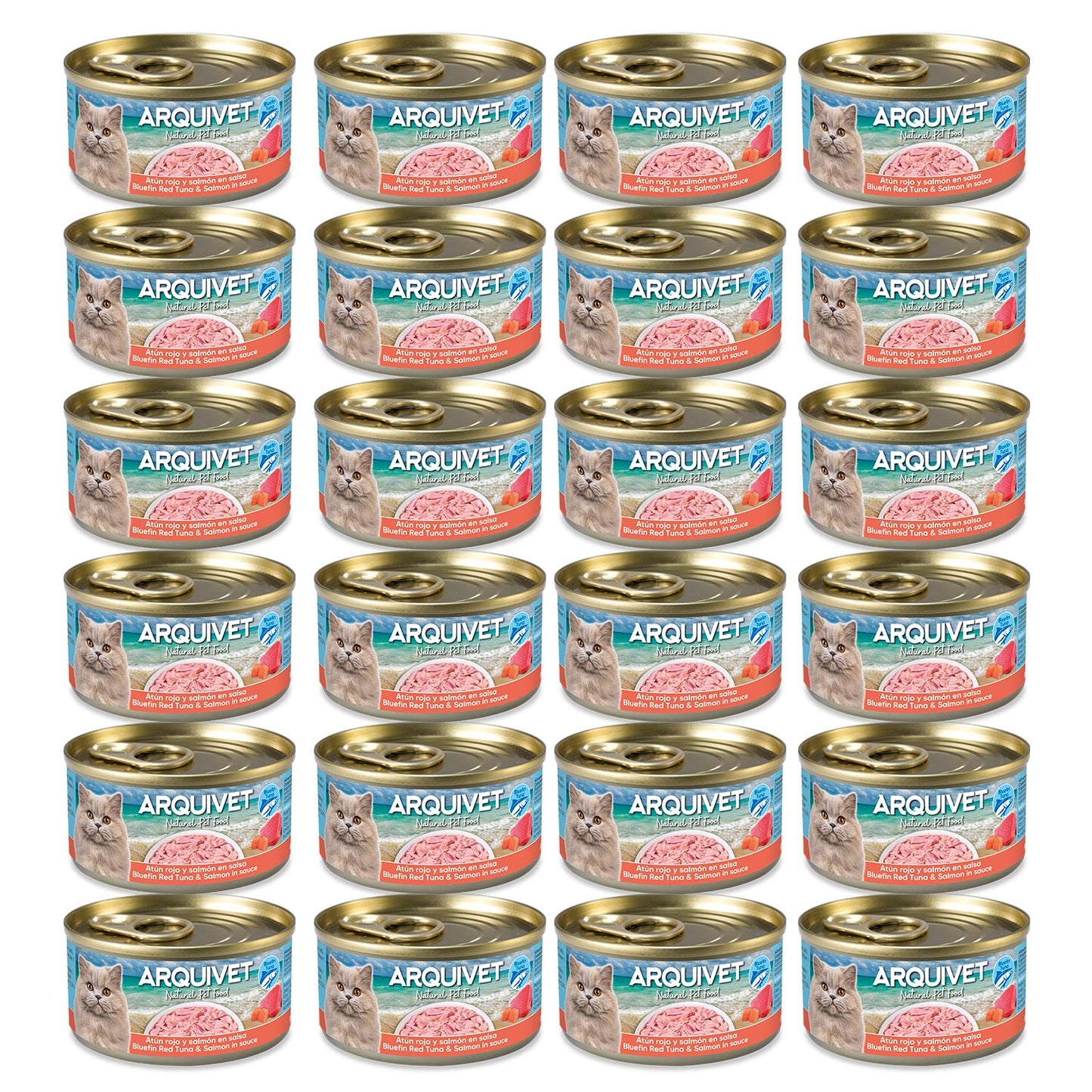 Atún rojo y salmón en salsa - Mini Fillets