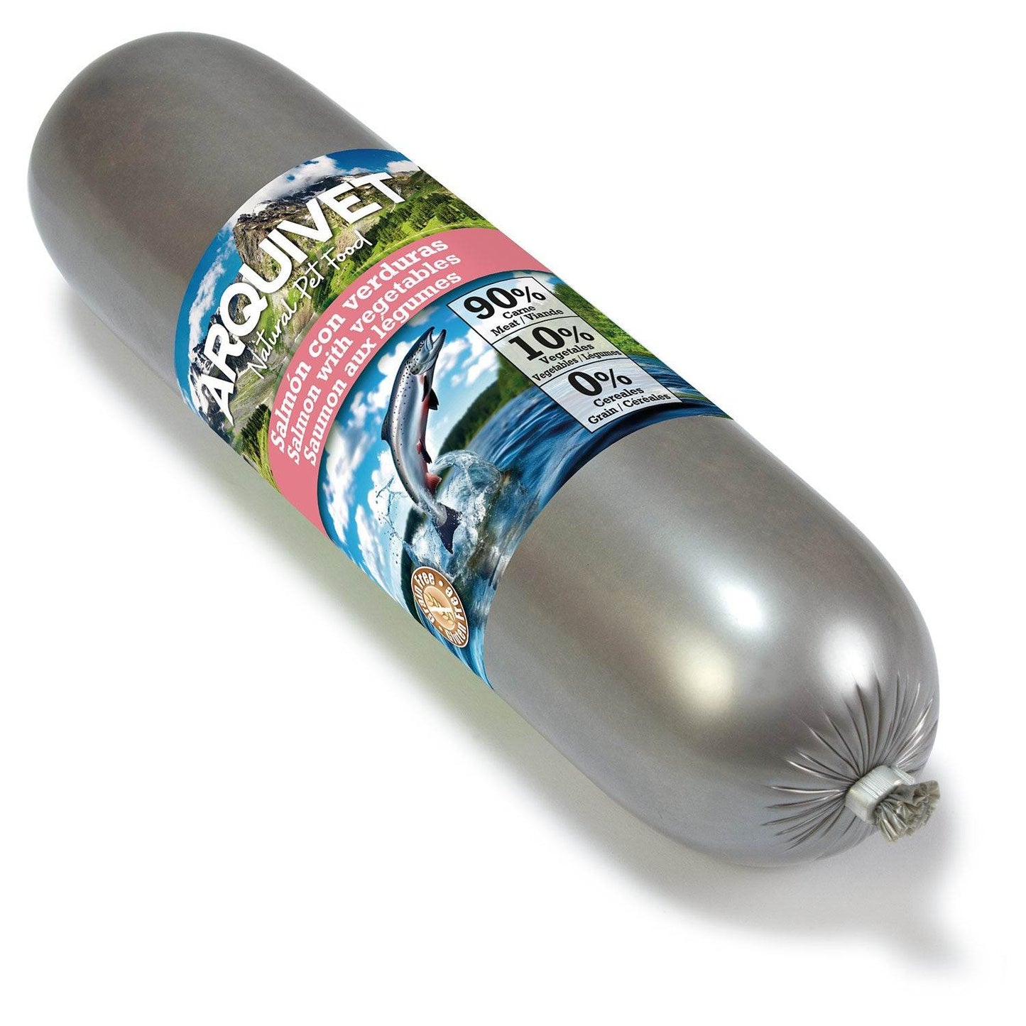 Natural Wet Food - Salmón y Verduras - 500 g - Arquivet