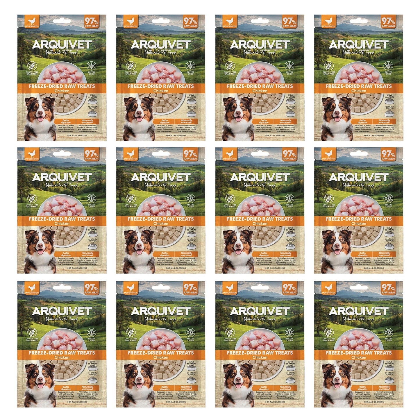 Freeze-Dried Raw Treats - Dados de Pollo
