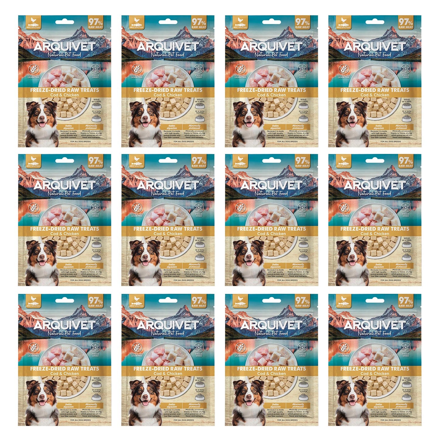 Freeze-Dried Raw Treats - Dados de Bacalao y Pollo