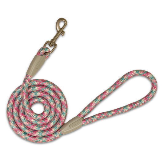 Guinzaglio in corda "Piemonte" - Rosa