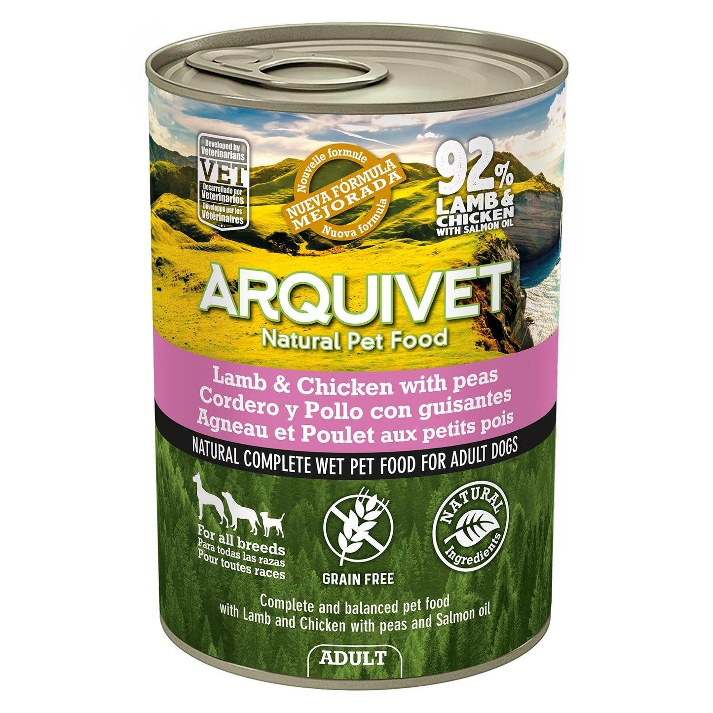 Paté 400g ADULT Cordero y Pollo - Arquivet
