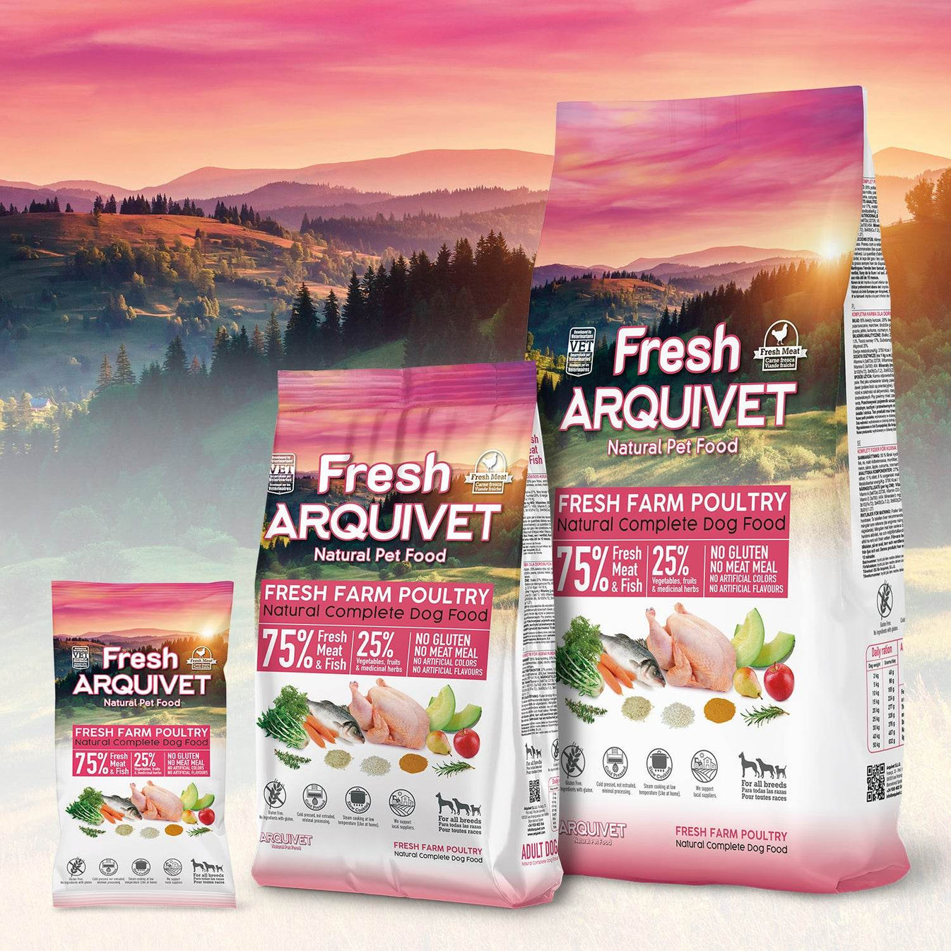Fresh-Semi-Moist Free Range Chicken Feed - Arquivet
